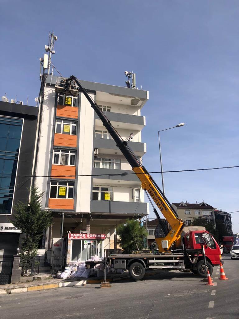 İkitelli sepetli vinç