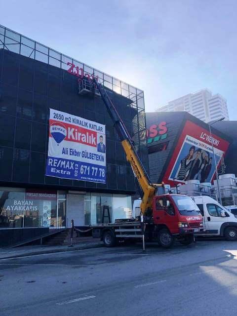 Beşiktaş sepetli vinç